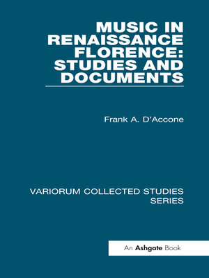 cover image of Music in Renaissance Florence